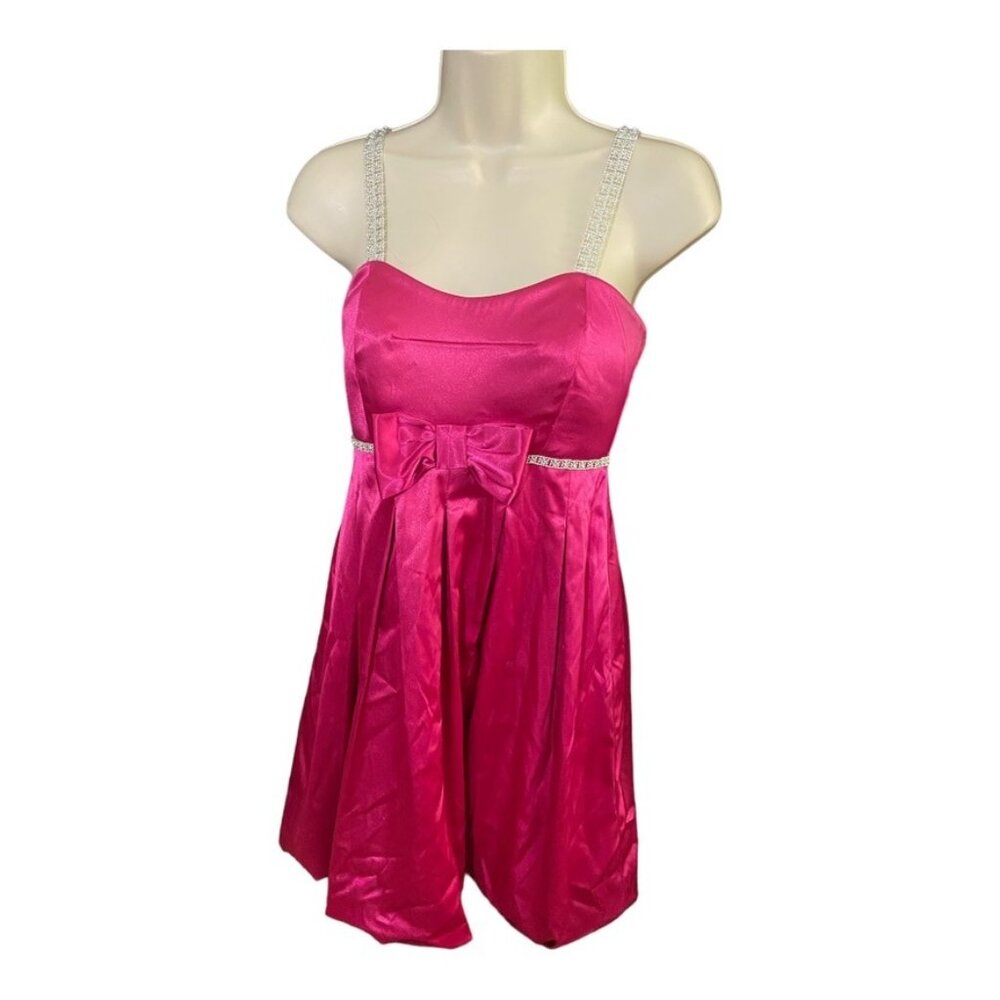 PROM dress Ruby Rox, SzM,pink satin dress